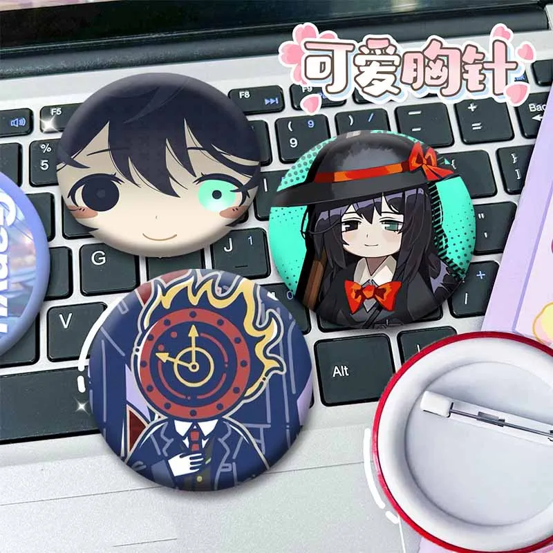Anime Game Limbus Company Hong Lu Yi Sang Faust Dante Brooches  Cartoon Badges Clothing Bag Shoes Lapel Pins Jewelry Accessories