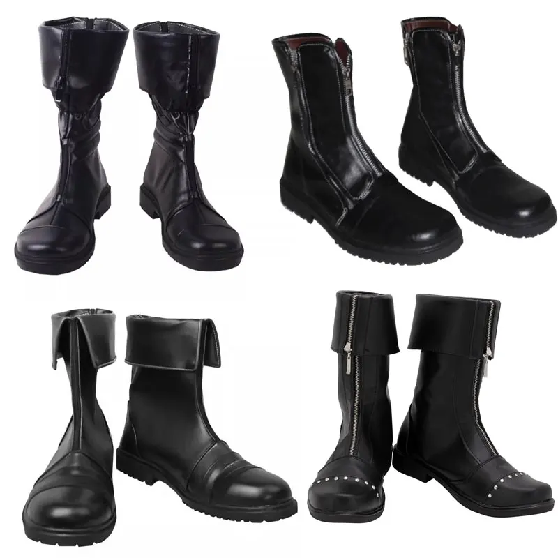 

Final Fantasy VII 7 Remake Cloud Strife Cosplay Shoes Boots for Halloween Carnival Professional