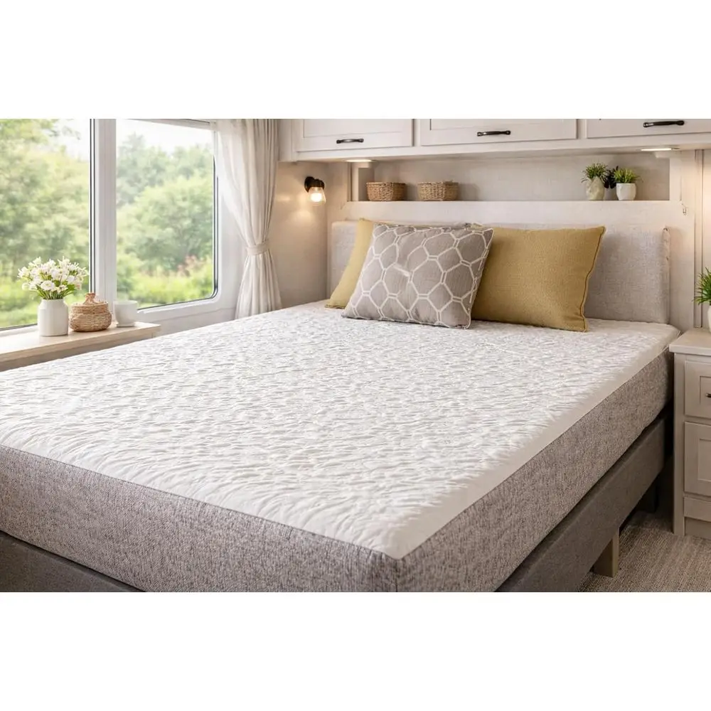 

8 Inch Graphite Gel Memory Foam Mattress with Premium Stretch Cover and Enhanced Comfort (34x75)