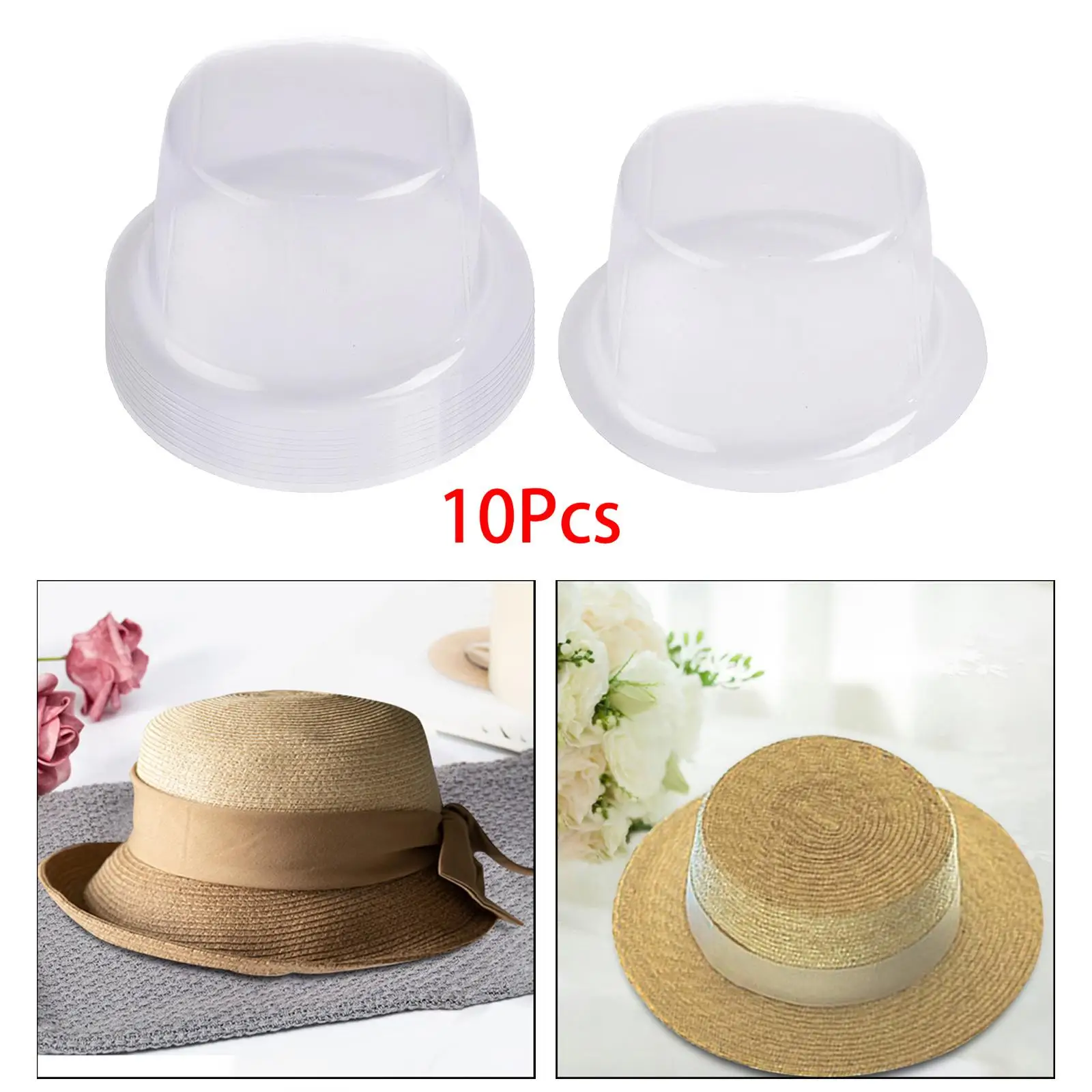 

10 Hat Rack Multifunctional Sun Hat Display Inner Support Holder for Home shop