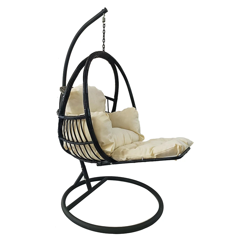 Premium Rattan Swing Chair Indoor Swings Sofa Hanging Egg Chair Patio  Comfy Cushion Included
