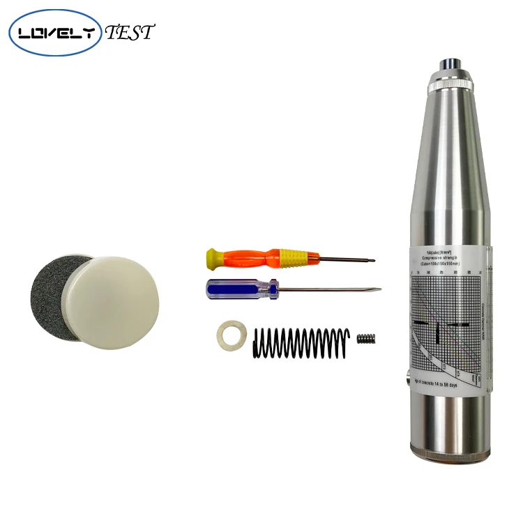 Probador de rebote de hormigón, máquina electrónica de trabajo de medición de compresión de 220V, garantía de 1 año