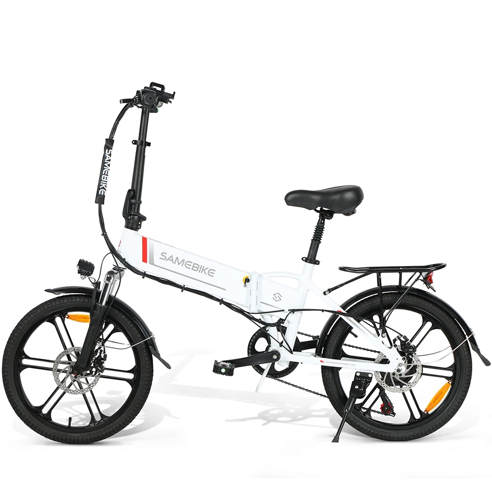 SAMEBIKE 20LVXD30-II Electric Bicycle for Adults with 48V10Ah Long Range Removable Battery,City Commuter 20" Folding E-bike image 3