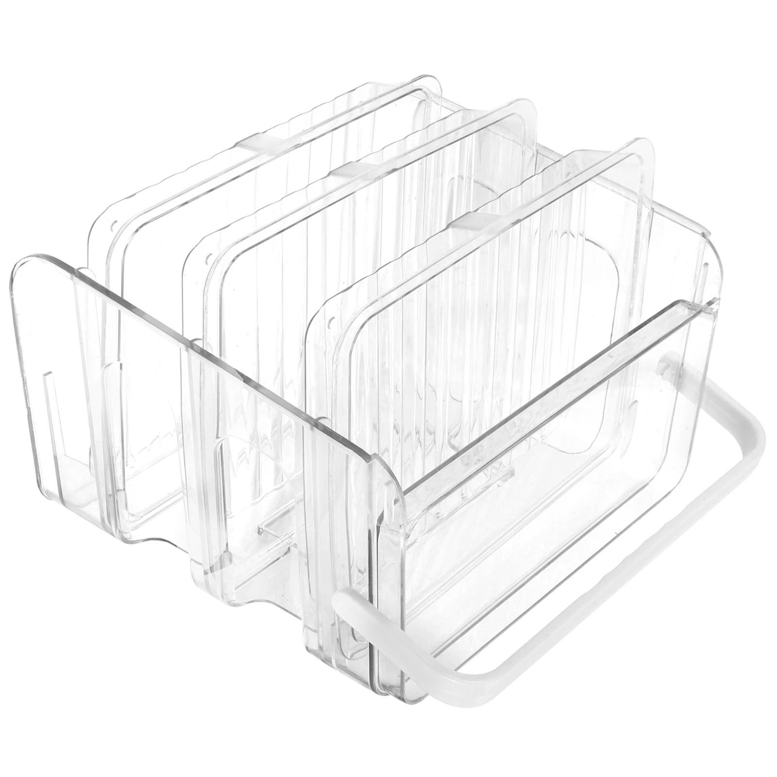 

3 Layers Transparent Storage Rack Kitchen Drawer Food Preparation Plate Multi Function Hotpot Shelf Vegetable Tray Lightweight