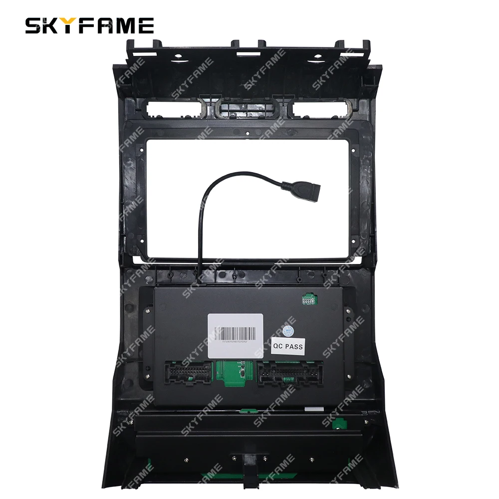 SKYFAME Car Frame Fascia Adapter Canbus Box Decoder Android Radio Dash Fitting Panel Kit For Ford F150 F250 Raptor