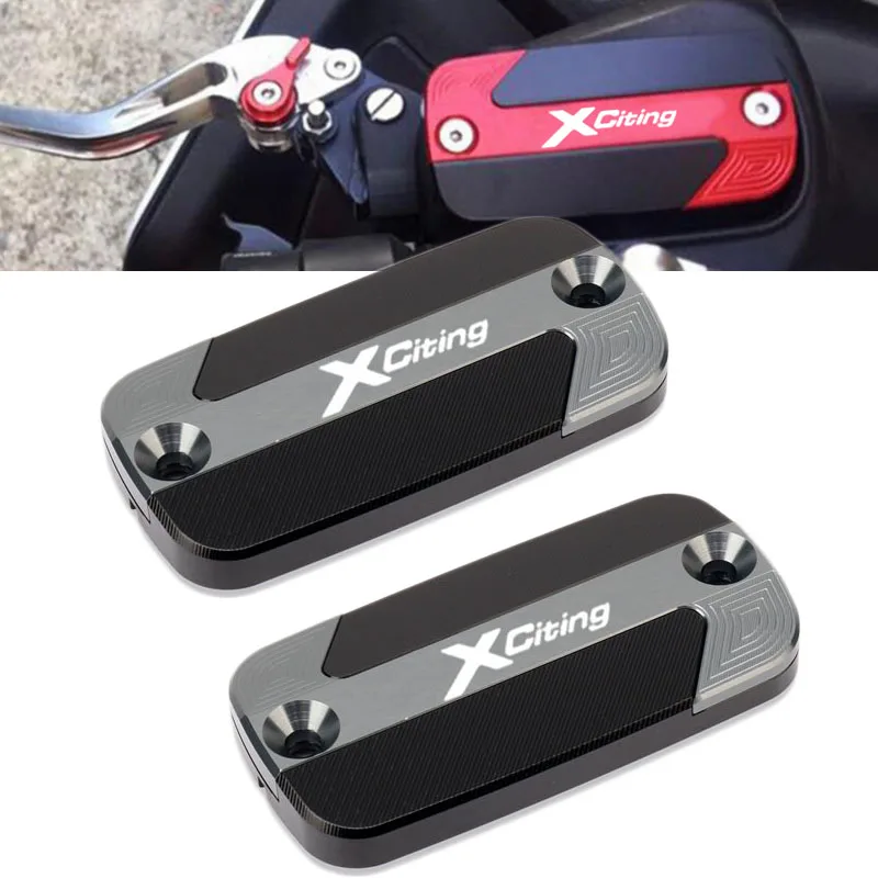 

Motorcycle Front Brake Fluid Reservoir Oil Cup Cap Master Cylinder Cover For XCITING 250 300 350 400 400s 2019-2023