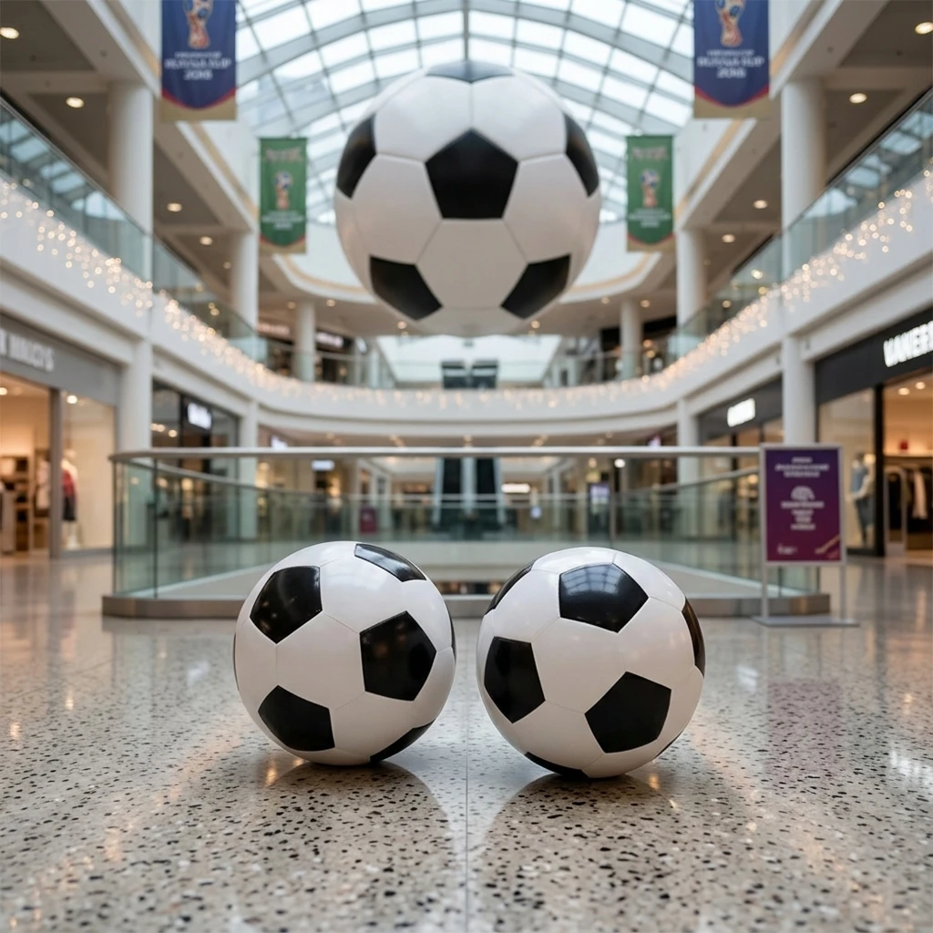 Giant Advertising  Inflatable Football Soccer for Kids Trampoline Park Event Playing