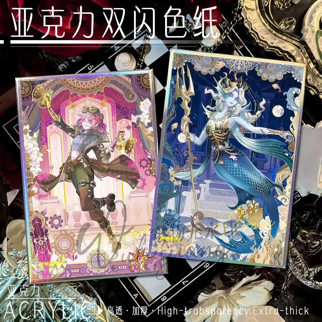 

Anime Identity V cheerleader Orpheus Cosplay Acrylic Color on Cartoon Coloured Paper Colors Sheet Accessories