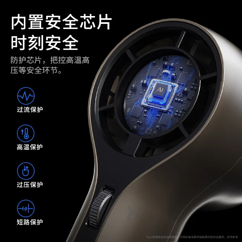High-speed mini handheld fan USB turbine digital display stepless speed regulating wind long-life fan