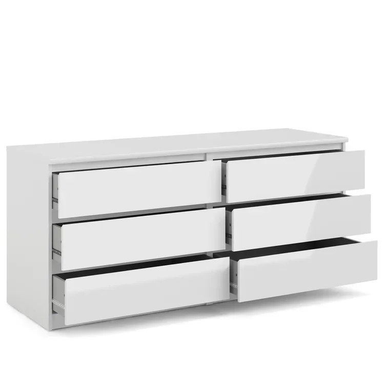 

S Dressers 6 Drawers for Bedroom Furniture Nursery Dresser Organizer with 6 drawers, Modern Chest Of Drawers