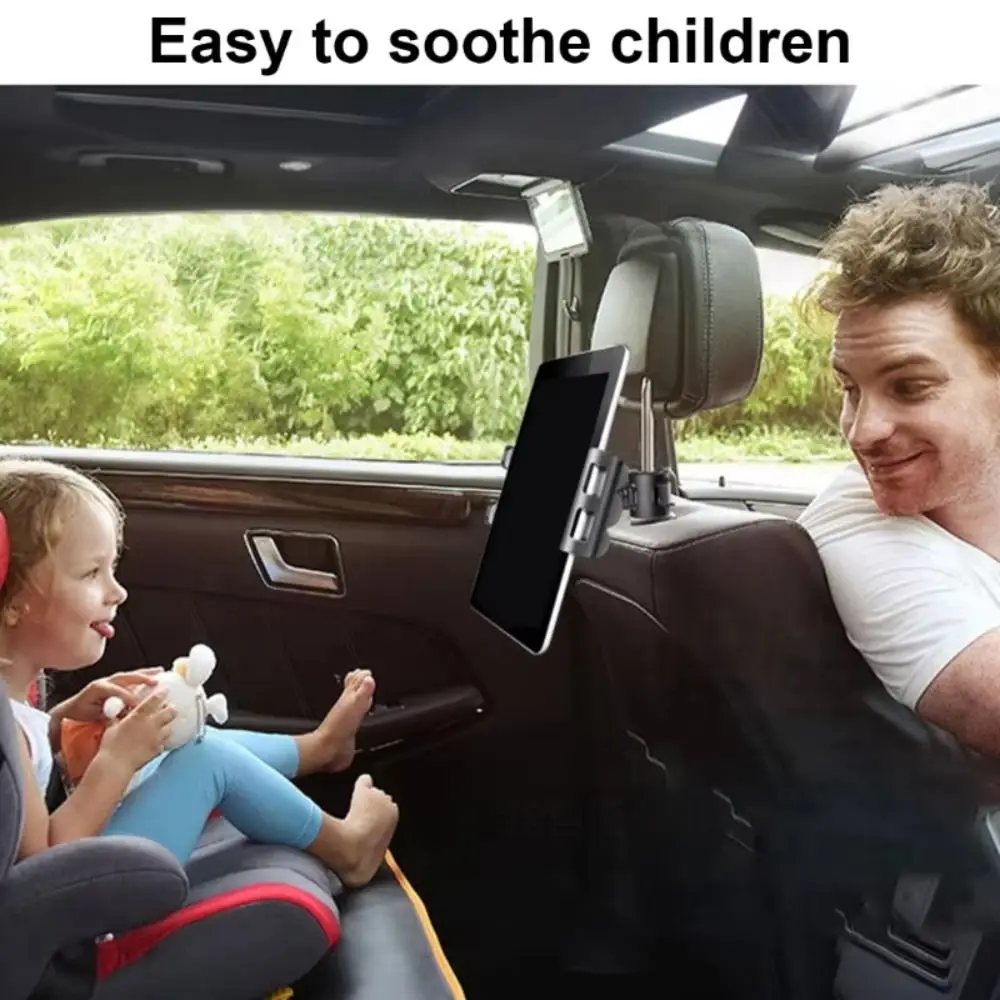 

Регулируемый автомобильный держатель для телефона на подголовник, универсальный, с поворотом на 360°, крепление на спинку сиденья, подставка для телефона и планшета