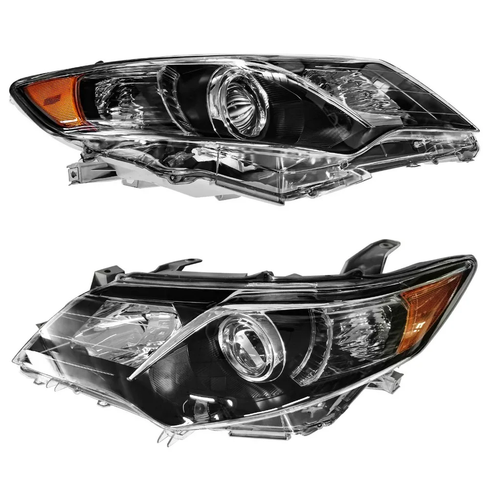 Pair Projector Headlights Headlamps Assembly For Toyota Camry 2012 2013 2014 view 3