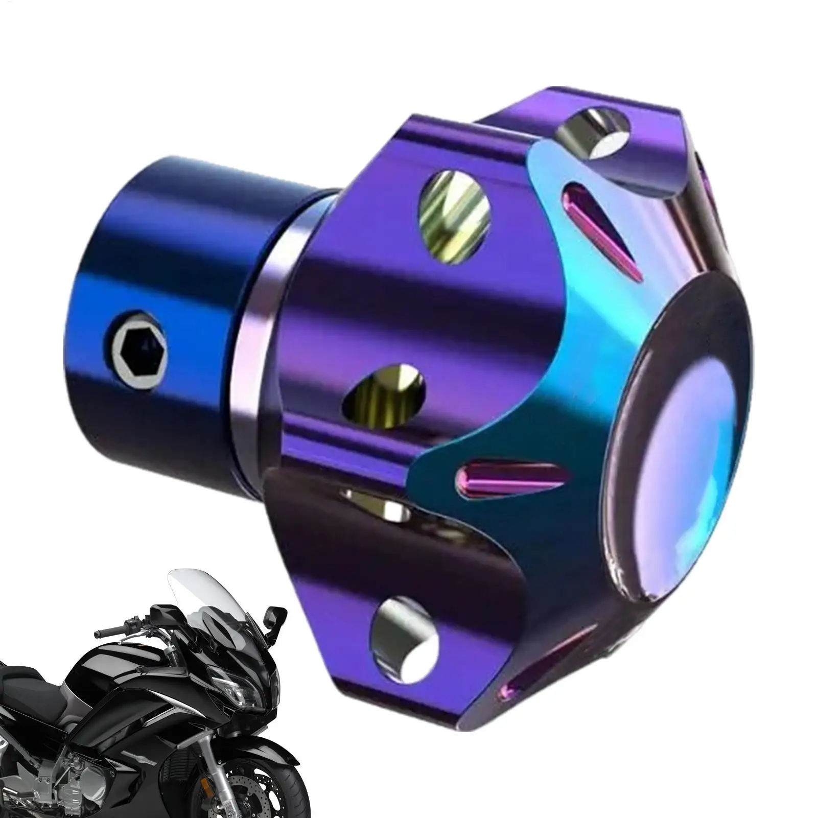 Key Head Cover Key Tip Protector Decorative Key Lock Moulding Aluminium Alloy Head Cover Motorcycle Key Accessories