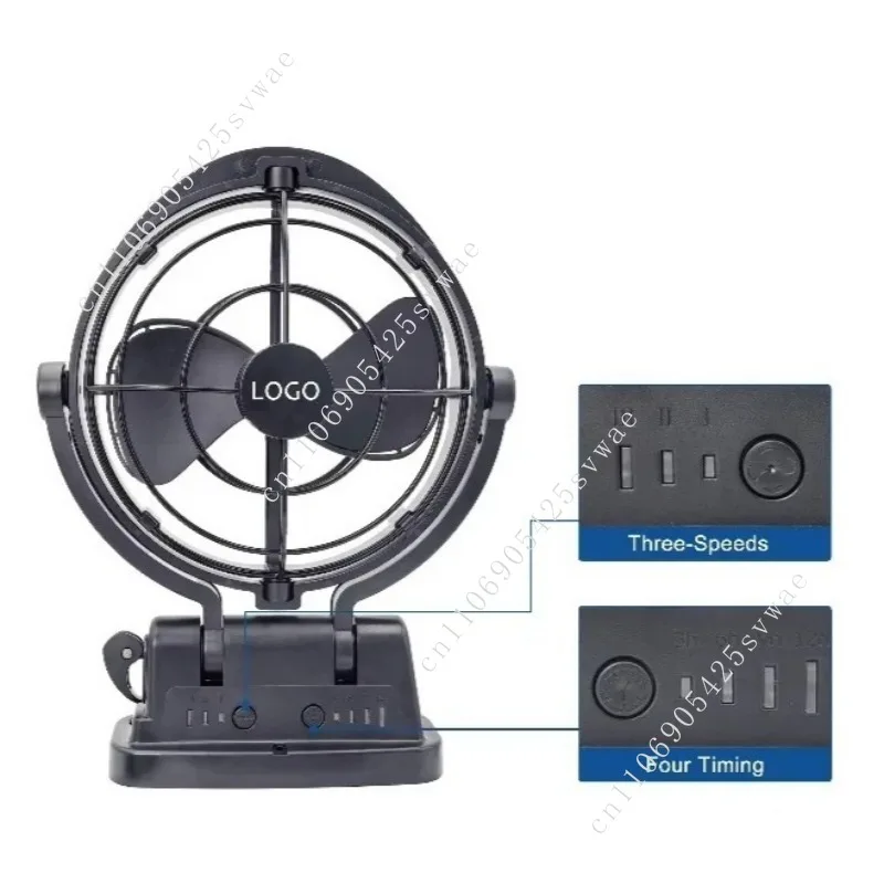 

High Quality Boat Accessories 12 | 24v Automatic Induction Dc Black | White 12 Volt Wall Fan