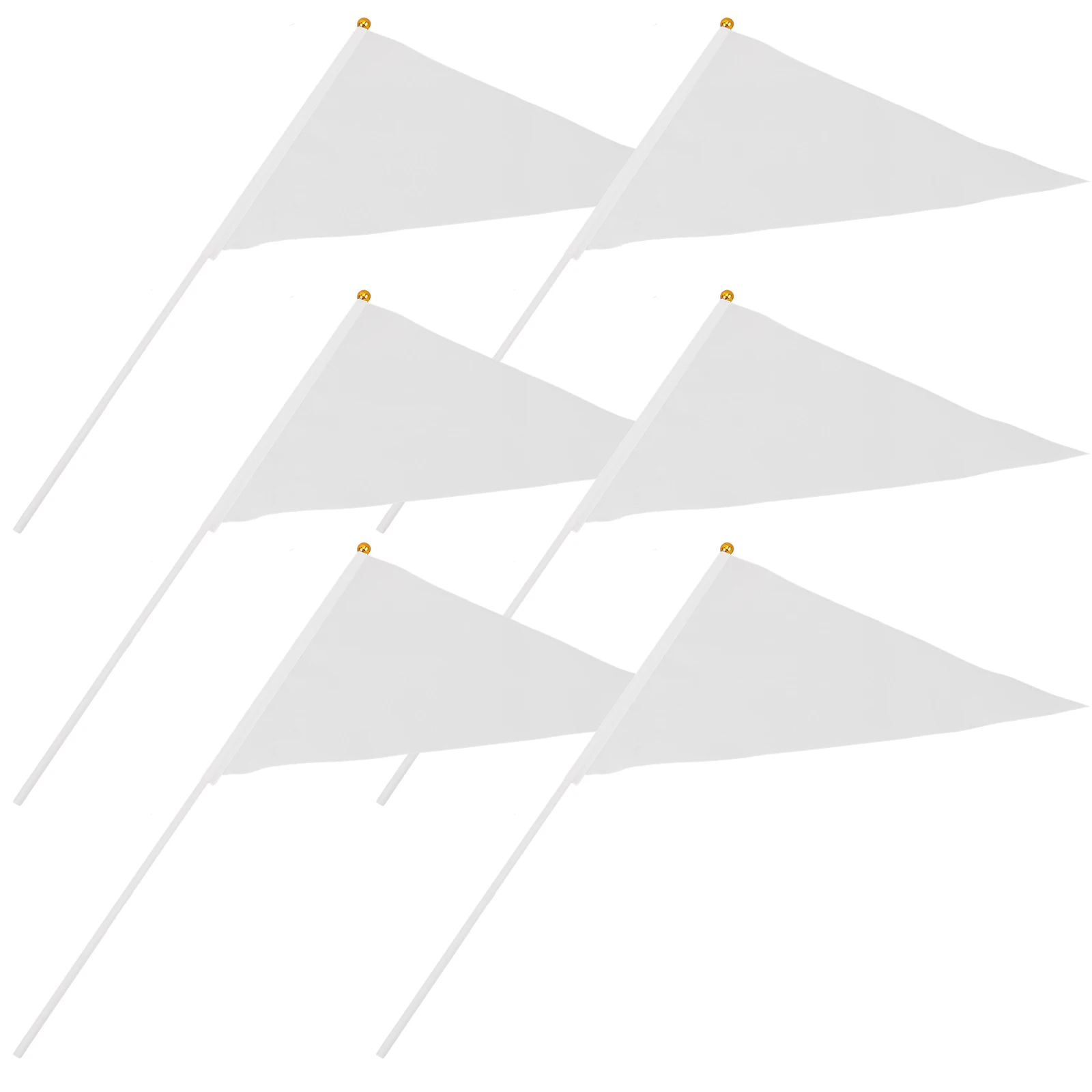 

30Pcs Small Handheld Flags Durable Polyester Material Easy Decoration Mini Waving Flags for Parties and Parades