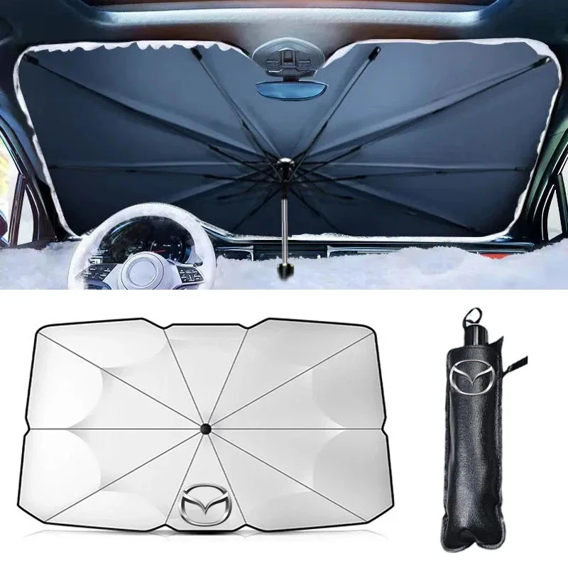 Car Windshield Sunshade Umbrella Car Front Shading For Mazda 2 3 5 6 Atenza Axela Demio CX3 CX5 MP MS CX-3 CX-5 KE KF CX7 MX5