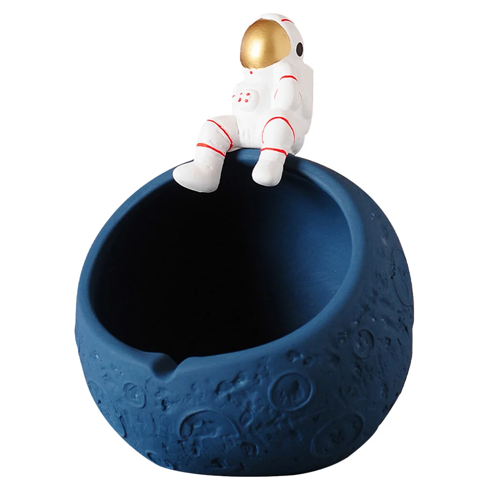 

Astronaut Candy Bowl Desktop Decor Spaceman Statue for Home Office Space Themed Display Collection Ornament Astronaut Statue
