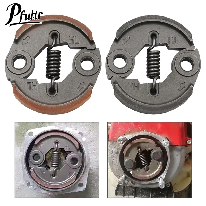 Quality Metal Clutch With Screw Kit For Gasoline Brush Cutter Engine 40-5 430 GX35 139 140 Garden Power Tool Accessories