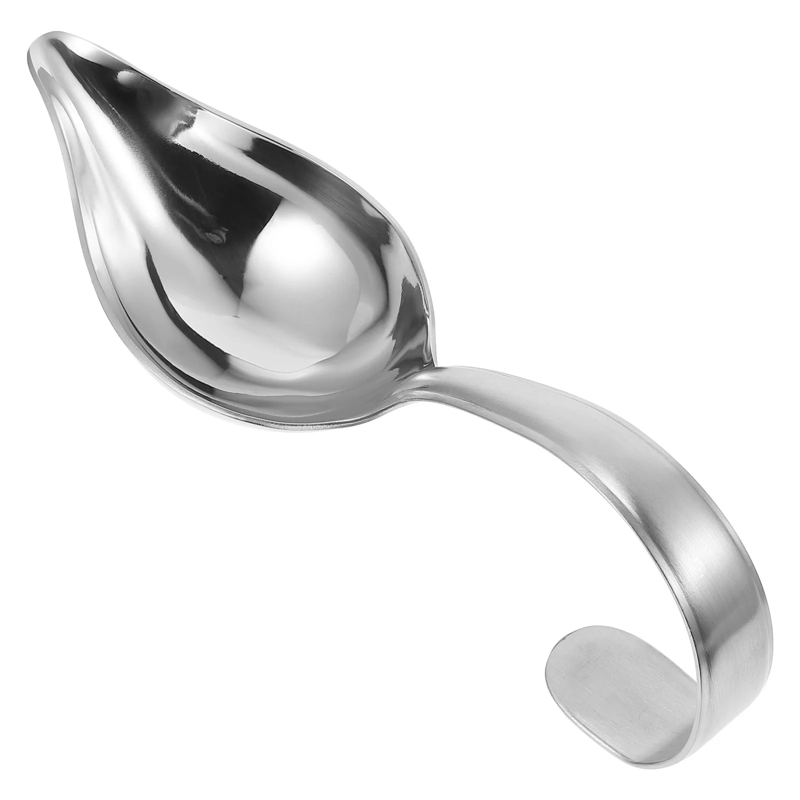 الفولاذ المقاوم للصدأ النفط ملعقة Diy بها بنفسك الشوكولاته رذاذ الصحن تزيين المطبخ صلصة الطهي أداة التقديم ملاعق المنزلية