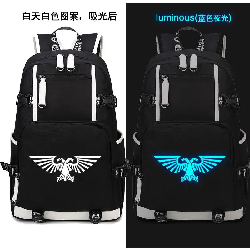 Warhammer 40K Schoolbag Space Marines Game Peripheral Backpack Large Capacity Student Shoulder Travel Bag Anime Gift