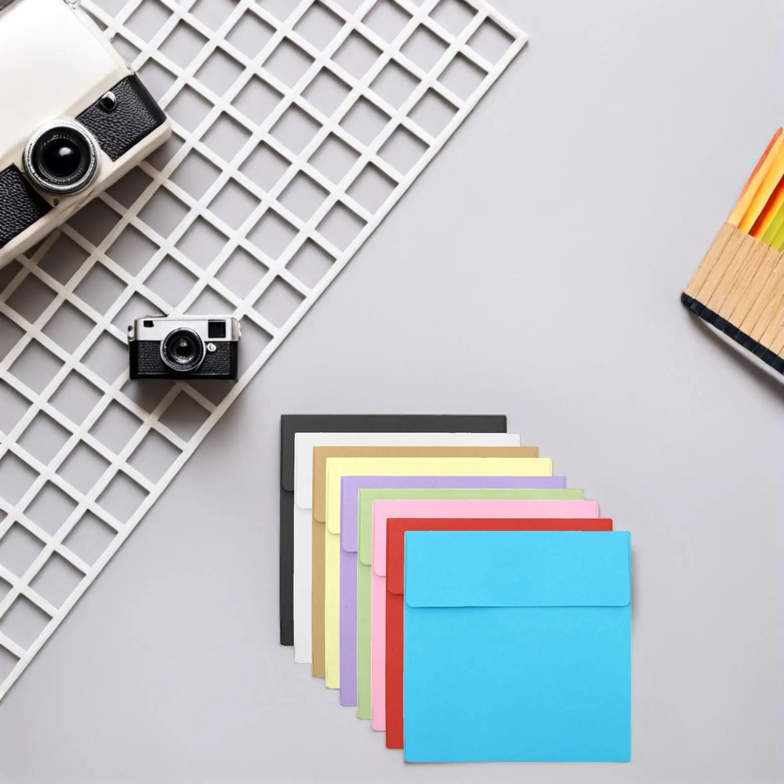 

100 шт. крафт-конвертов, пустые маленькие конверты для приглашений, поздравительных открыток, денег, монет, бумажные конверты