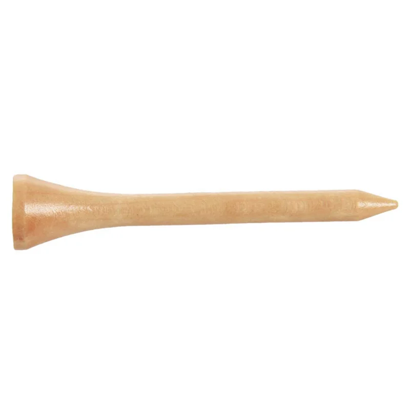 

RTENTE-500Pcs Golf Ball Nails Tee Wood T Ball Seat Ball Pin Nail Kick Ball With Wooden Ball Nail Round Round Ball Nail 54Mm