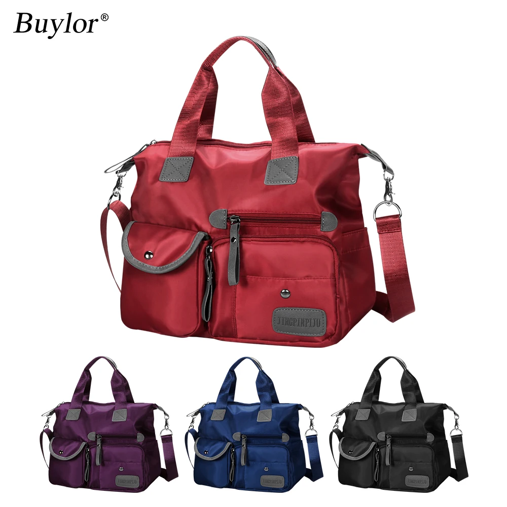 Buylor borse di lusso firmate per donna borsa a tracolla da donna borsa a tracolla impermeabile borsa a tracolla con manico in Tote di grande