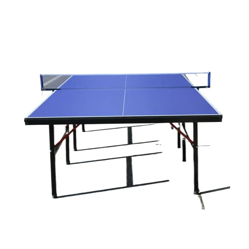 JMZ Table Tennis Table Indoor Foldable Standard Size Ping Pong Table for Home Training Entertainment 15mm Thickness Full Size