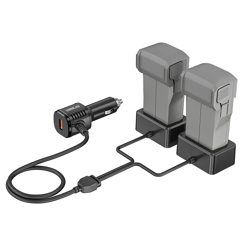 

Автомобильное зарядное устройство 3 в 1 для DJI Mini 4 Pro, интеллектуальный зарядный концентратор для аккумулятора Mini 3 Pro, автомобильный разъем, адаптер, зарядное устройство для нескольких аккумуляторов