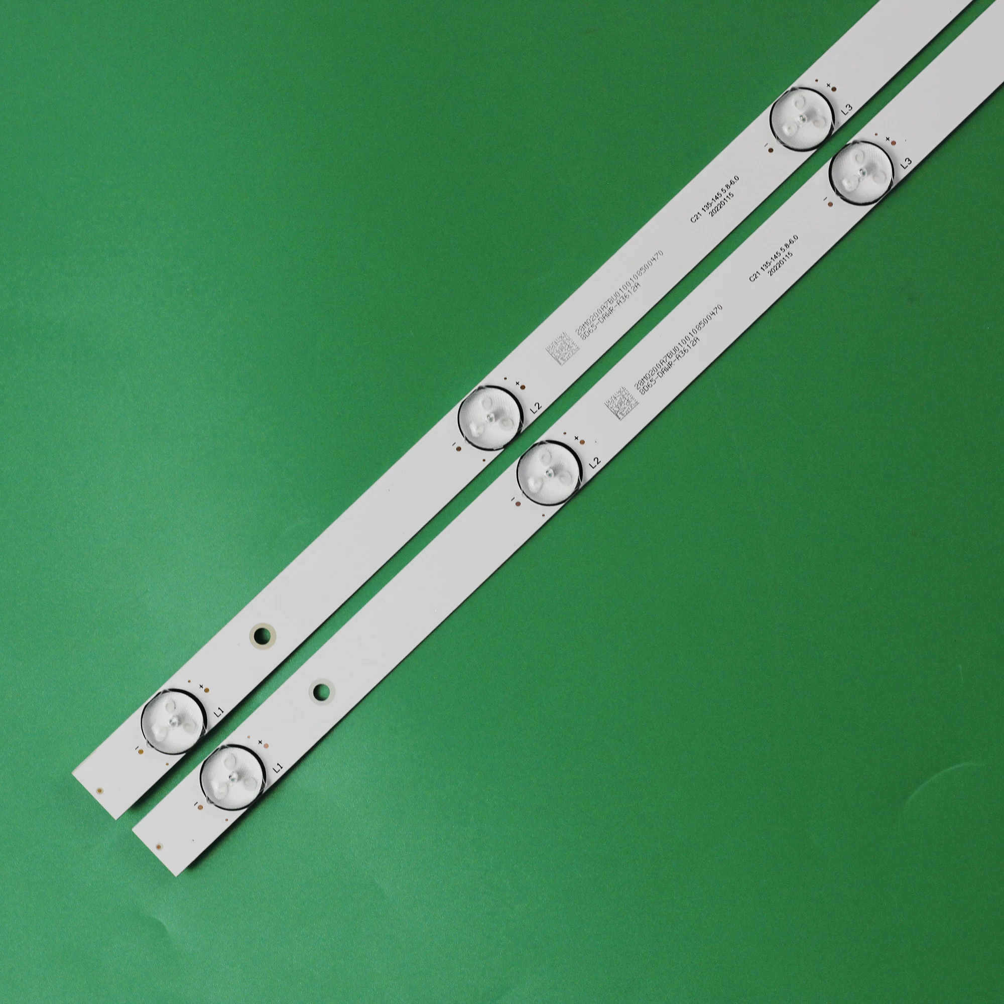 12 قطعة/المجموعة LED Backligh قطاع ل MS-L1759 V2 CY-65D15M-3030-36V-300MA A3 8D65-DAWR-A33612A AX65LEDA88-G/0227 PA650SDD-DK52F1