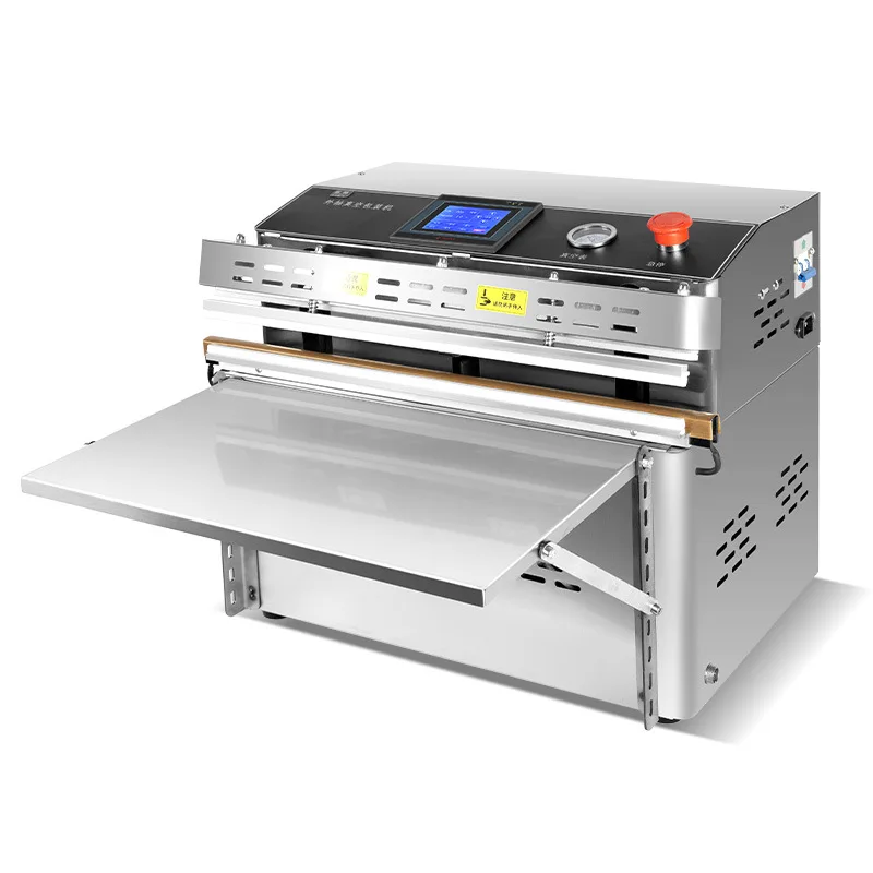 

External pumping vacuum packaging machine Automatic food vacuum machine Electronic components compression