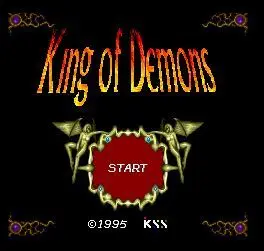 King of Demons 16 bit Big Gray Game Card For USA NTSC Game Player