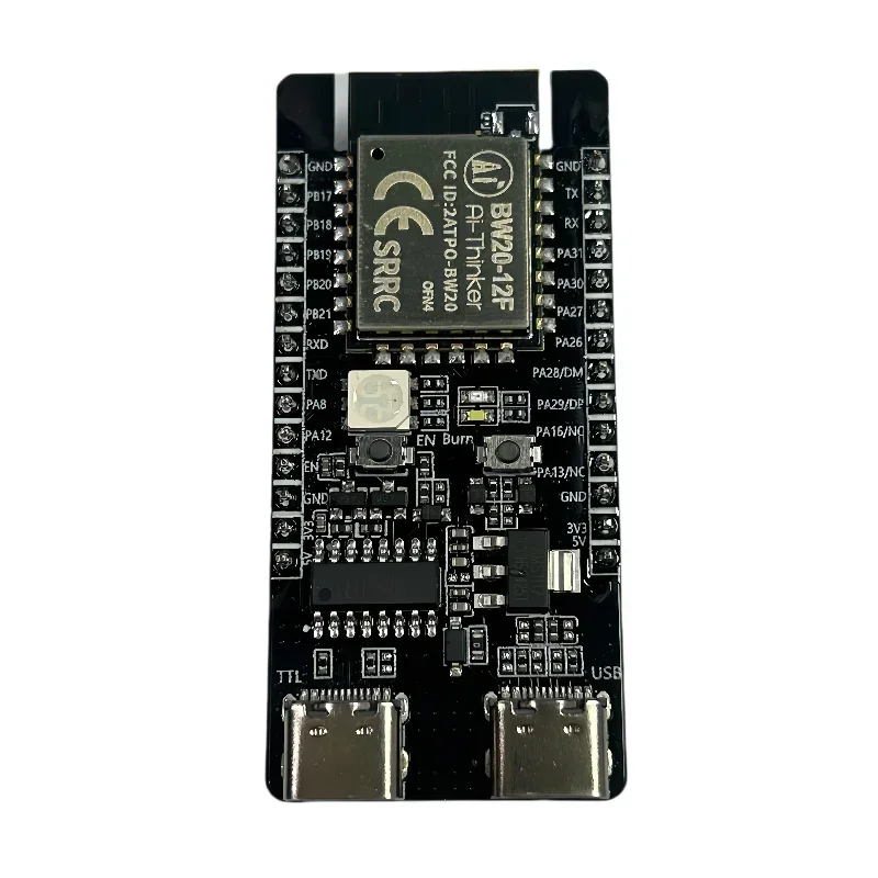 

BW20 12F Комплект BW20-12F Плата разработки RTL8711 Двухдиапазонный модуль Wi-Fi 2,4 ГГц 5 ГГц и 5,0 BLE, поддерживает режим HT20/HT40