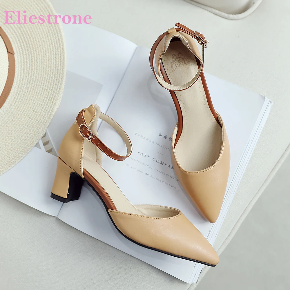 

Новые летние женские туфли-лодочки 2026 года, желто-белые, с острым носком, на каблуке, для торжественных случаев, большие и маленькие размеры 12, 31, 43, 46, 48