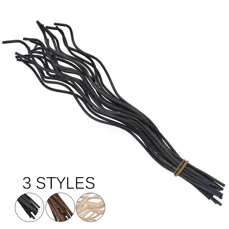 20Pcs Diffuser Stick Long Wavy Rattan Reed Fragrance Diffuser Replacement Refill Air Freshener Stick Accessory Home Fragrance