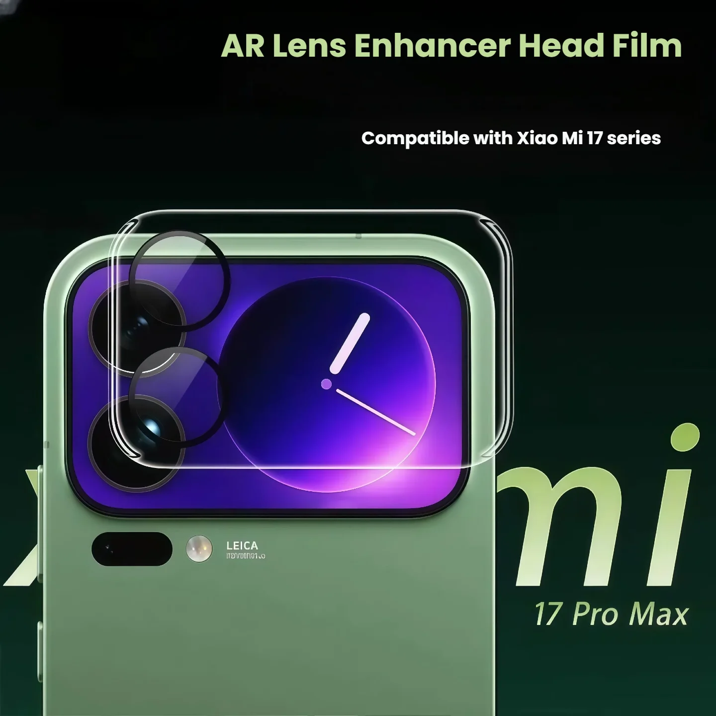 For Xiao Mi 17Pro 17Promax Rear Screen Protector Lens Film Tempered Glass 9H Hardness Small-Screen Fit Easy to Apply