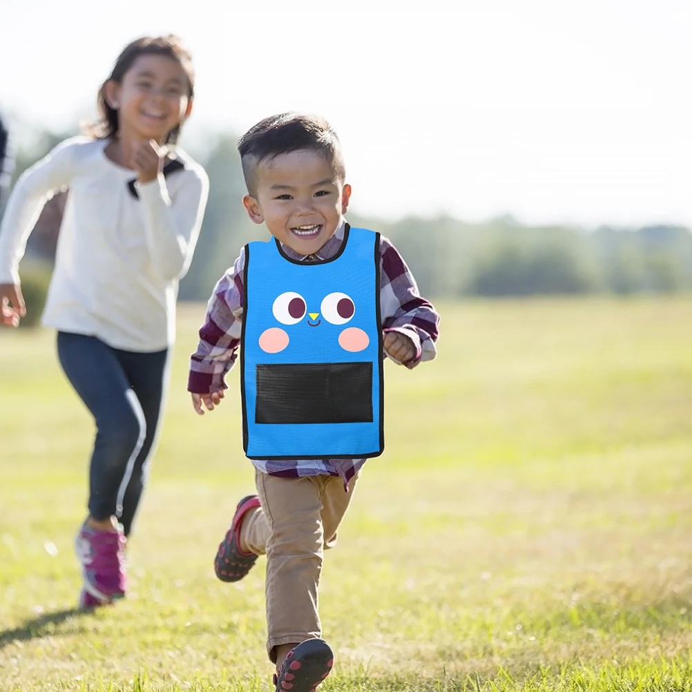 2 sets kleverig spel buitenkostuum spelen speelgoedgroep vest bal kinderdoek voor
