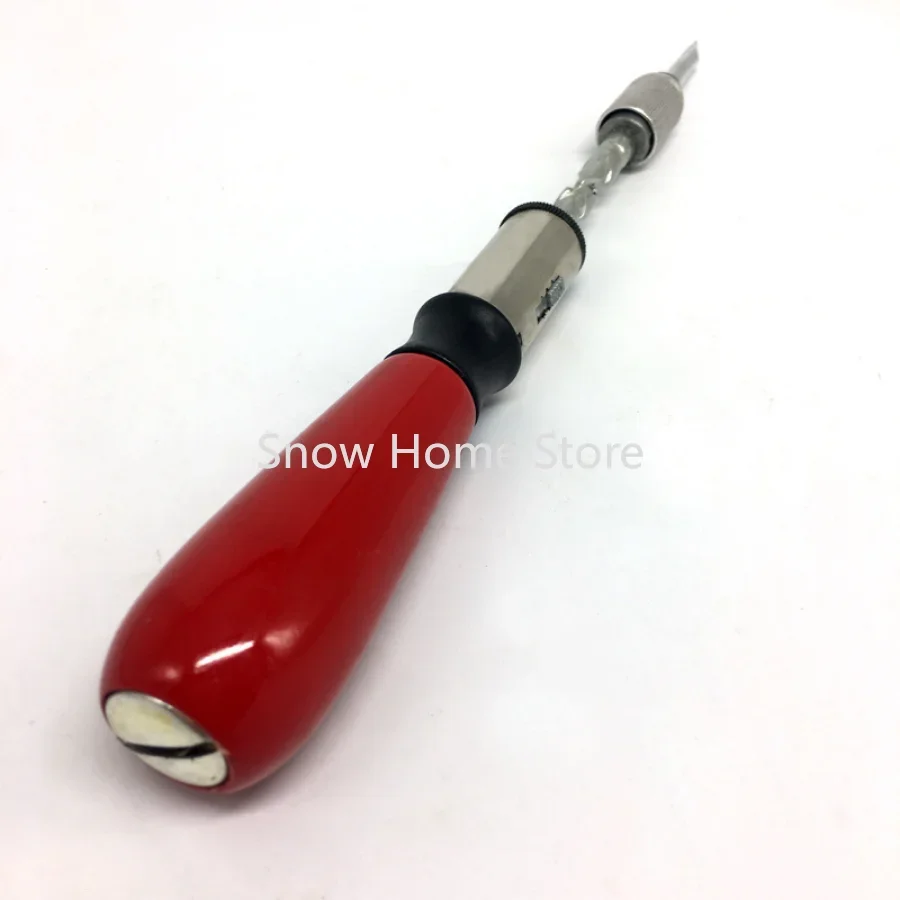 T201-B-260MM Wooden Handle Screwdriver Hand Press Positive and Negative Press Ratchet Semi-automatic  Wholesale