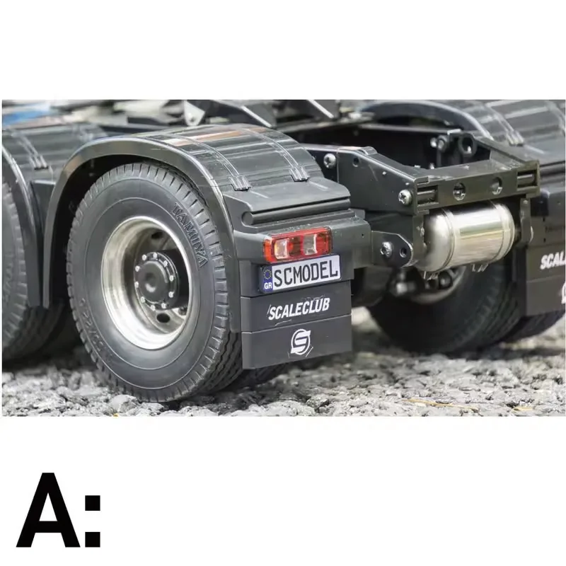 1/14 RC Toy Truck Metal Gas Air Tank Uniwersalne części do Tamiya 1/14 RC Tractor Truck Akcesoria SCALECLUB HQG-TY-1