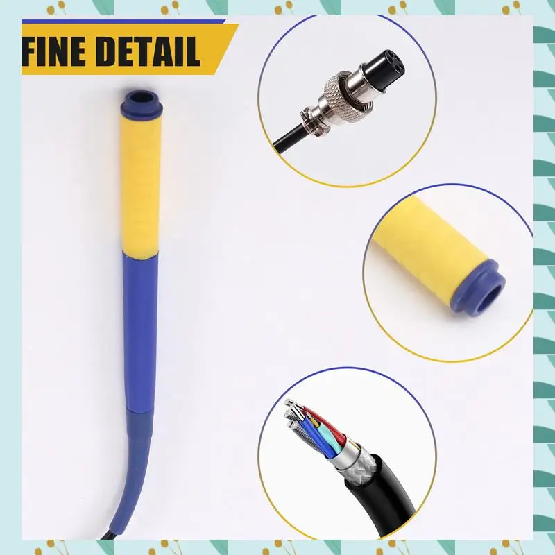 

A71P T12 Soldering Station Handle Soldering Station Replacement Handle 5 Pinhole Soldering Pen Assembly