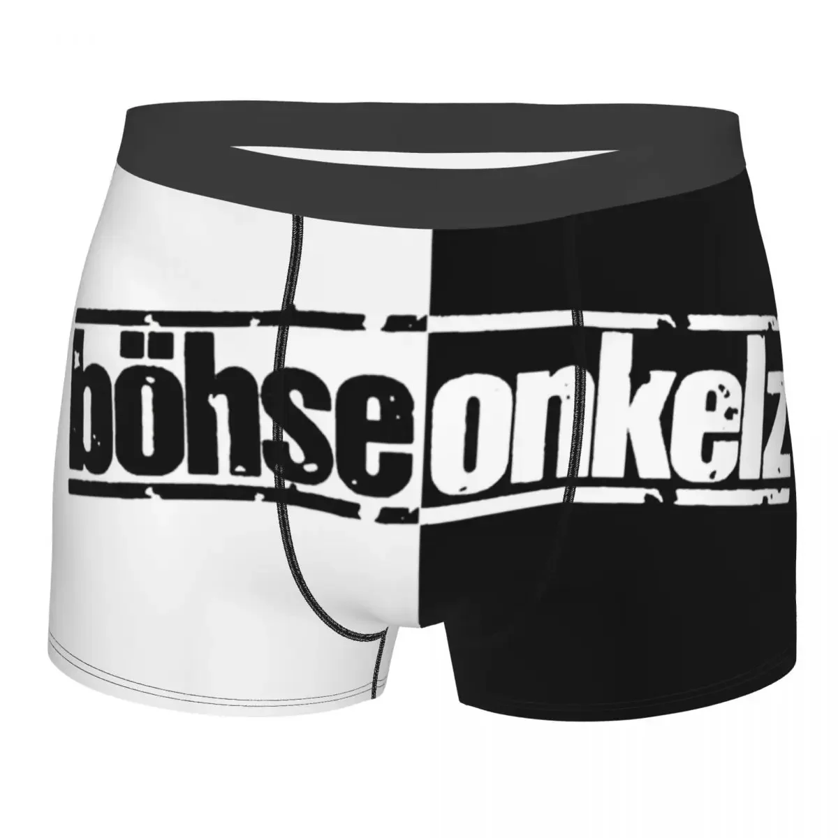 

German Rock Boxer Shorts For Men 3D Printed Underwear Panties Briefs Stretch Underpants