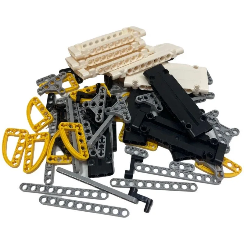 Image of MOC Technologie-Bausteinset 9686 Perforierter Dünnbalken Gemischtes Teilepaket Baustein-Spielzeugteile Ergänzungsset