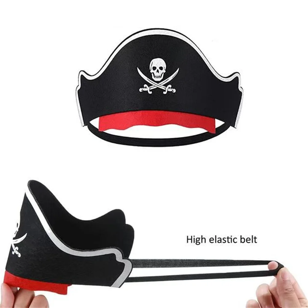 Halloween Party Props Dress Up Pirate Captain Hat Props Halloween Party Comfortable And Breathable