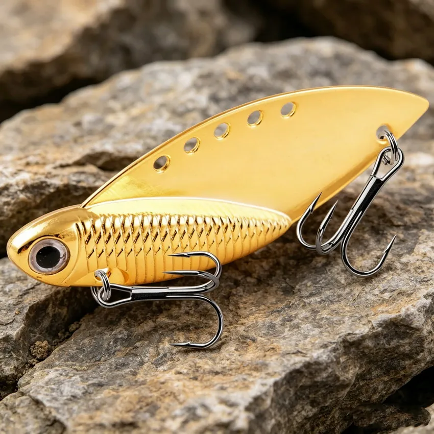 1 Stücke Metall VIB 7G 10G 15G 20G Angelköder Vibration Löffel Spinner Köder Crankbait Bass Künstliche Harten Köder Zikade VIB Tackle – Detail 13