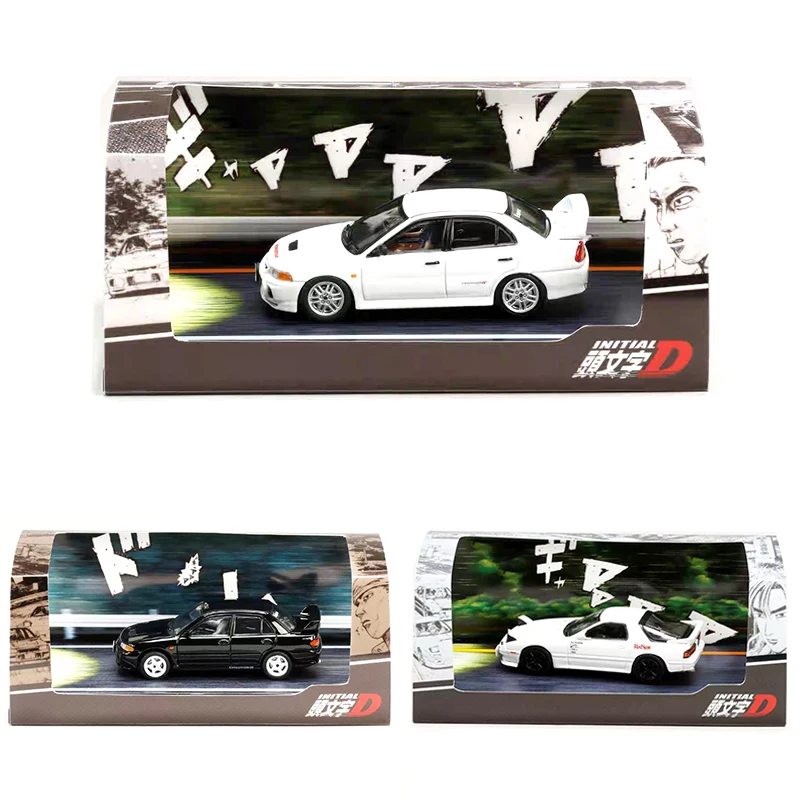 

HJ In Stock 1:64 RX7 FC3S EVO figure Diecast Diorama Car Model Collection Hobby Japan