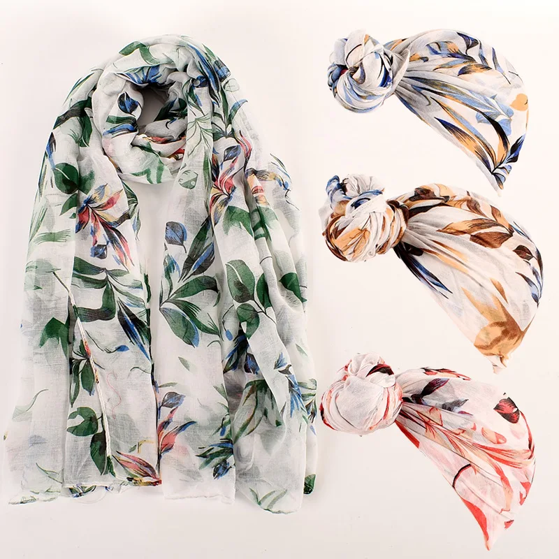 

Bali Sweet Little Fresh Autumn Winter New Floral Pattern Scarf Luxury Replica Brands Hijab Scarf Women 2024 Modal Scarf