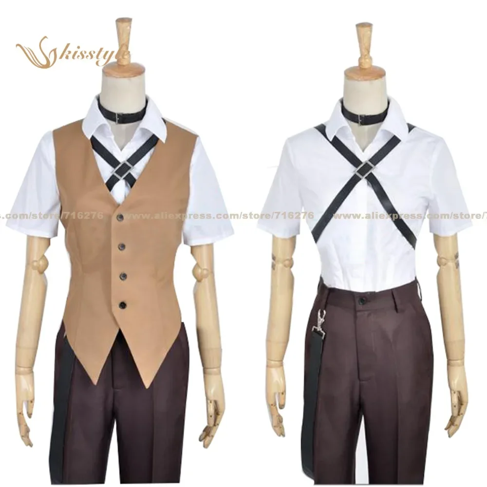 Kisstyle Fashion Bungo Stray Dogs Chuya Nakahara Uniform COS Clothing Cosplay Costume,Customized Accepted