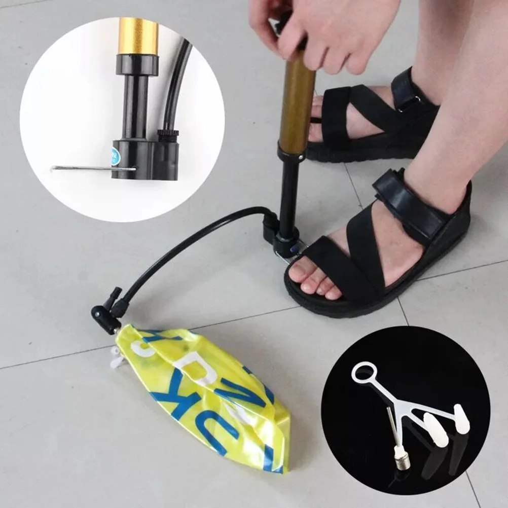 

Mini Bike Pump High Pressure Inflation Handheld Air Supply for Bicycle Tires Easy Carry Iron Build Non-Scratch Rubber Seal