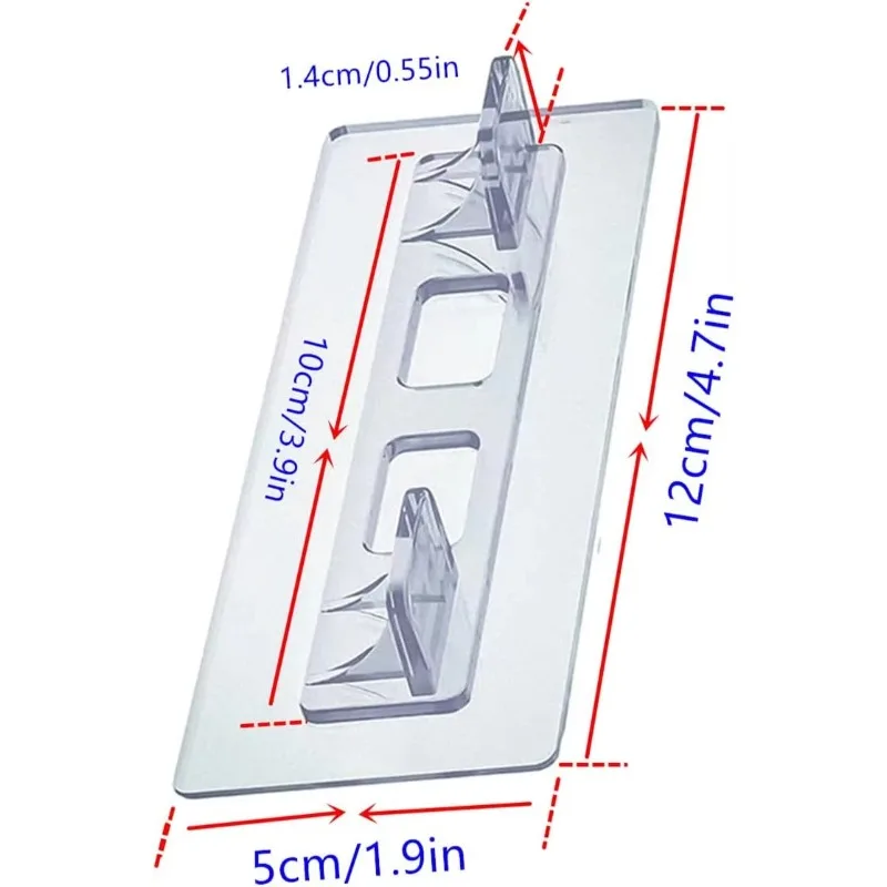 2/4/8/10 Pcs Shelf Support Holders Wall-mounted Wardrobe Shelf Racks Adhesive Pegs Closet Partition Bracket Cabinet Support Clip