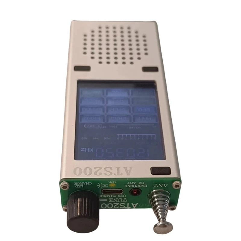 Ats200 Full-Band Radio Si4732 + Esp32 + Bluetooth + 2.4 Inch Touch Display Fm Am Lb Multi-Mode Radio Duurzaam Eenvoudig Te Installeren Eenvoudig Te Gebruiken